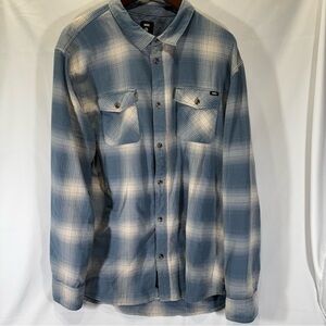 Vans Men's Blue Plaid Shirt